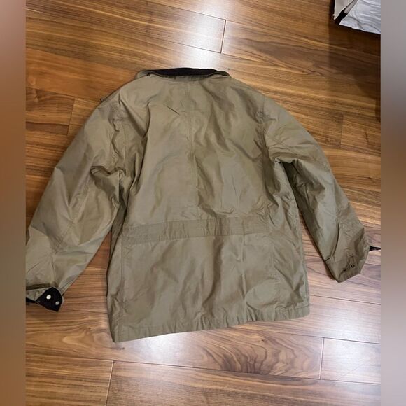 Orvis Men's Field Jacket in Tan with Brown Corduroy Trim size XL - Picture 12 of 13